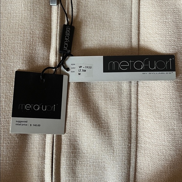 Mens blazer and pants by Metofuori New York - Picture 5 of 6